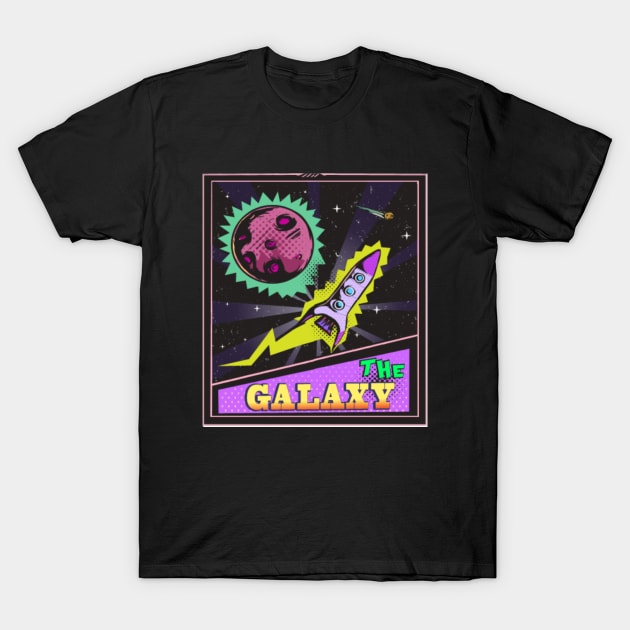 The Galaxy pop art T-Shirt by JB's Design Store